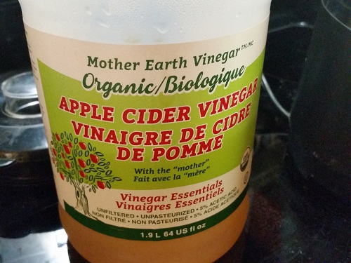 add apple cider vinegar