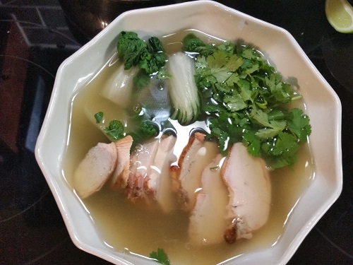steamed bo choi