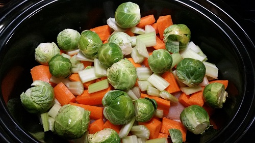 add Brussels sprouts