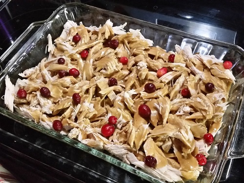 add fresh cranberries