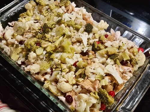 add broccoli and cauliflower