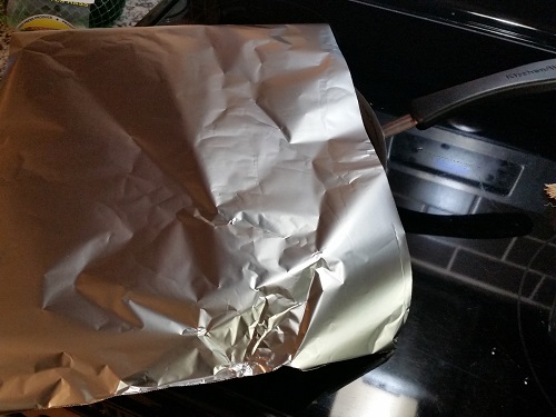 cover and cook for five minutes