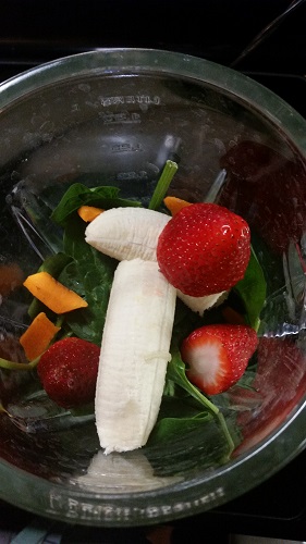 strawberry banana smoothie