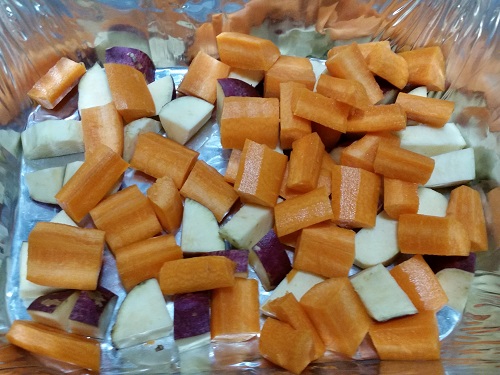 add chopped carrots
